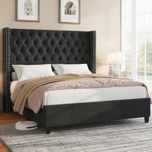 Elevate Our Bedroom Style: Review of the Jocisland Velvet Bed