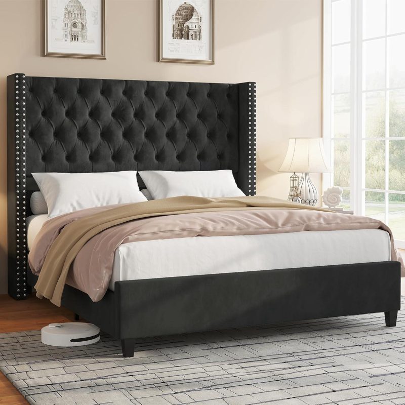 Elevate Our Bedroom Style: Review of the Jocisland Velvet Bed