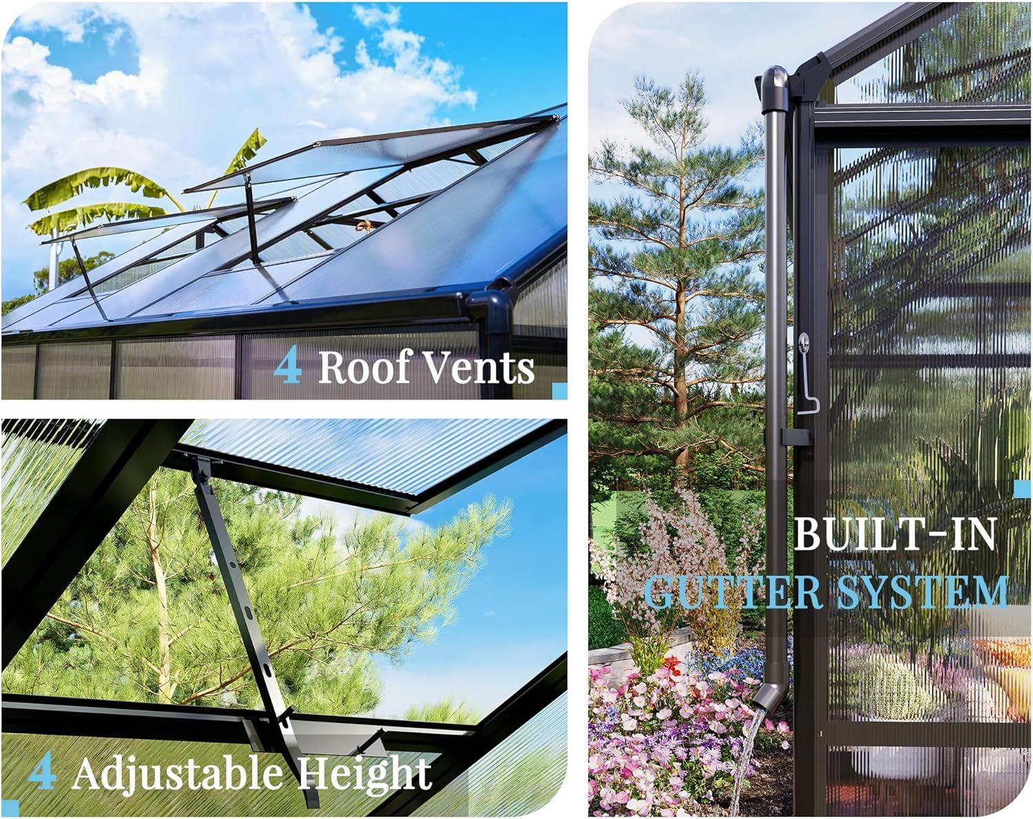 Why We Chose the Jocisland 8x12 Greenhouse for our Garden