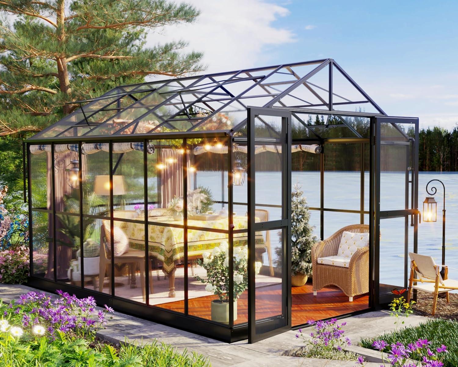 Why We‍ Chose the Jocisland 8x12 Greenhouse for Our garden